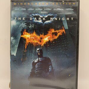 The Dark Knight Widescreen Edition DVD Rated PG-13 Christian Bale Heath Ledger